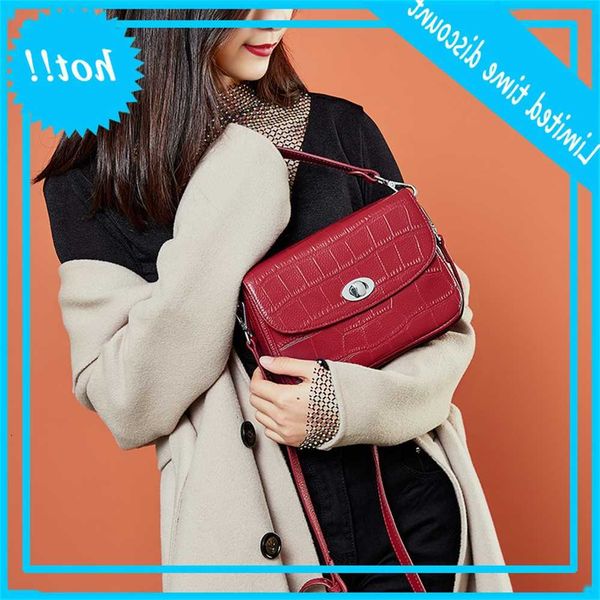

head leather 2020 new fashion versatile messenger women's single shoulder bag