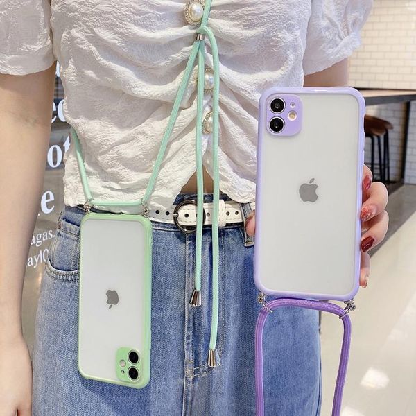 

with lanyard shoulder neck strap phone case for iphone 11 case for iphone 11 pro max x xr xs max jllomr