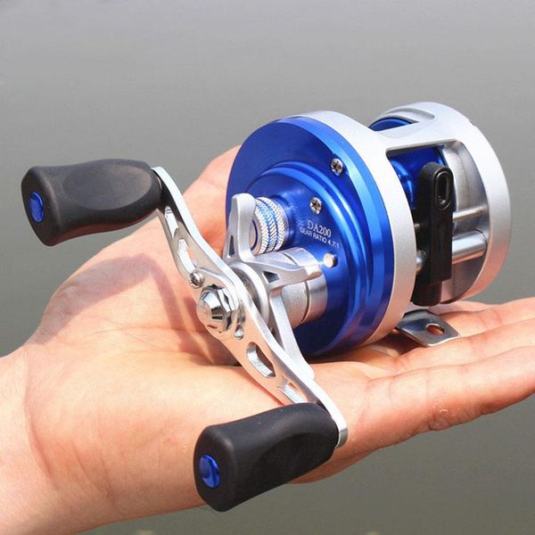 

левая правая рука литая барабанная колесо 11 + 1bb 4.7: 1 рыболовная катушка приманка литье катушки металлов для морской примерки троллинг м