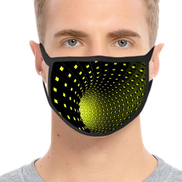 

face masks creative funny 3d printing washable reusable mouth mask warm windproof earloops face product mask mascarilas wmtqeb