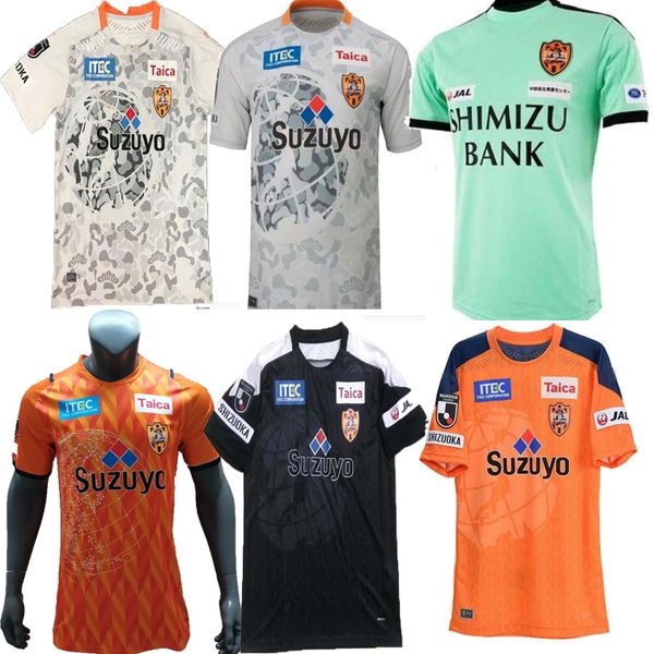 

20 21 j1 league shimizu s-pulse soccer jersey home orange soccer takeuchi elson dutra kaneko kawai ishige shirasaki 2020 football shirt, Black;yellow