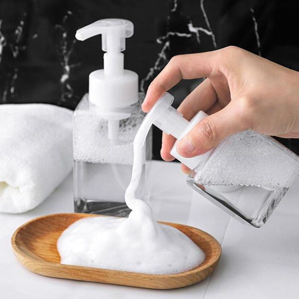 

storage bottles & jars 250/450ml portable foaming bottle liquid soap bottling shampoo lotion shower pump dispenser container refillable 051#