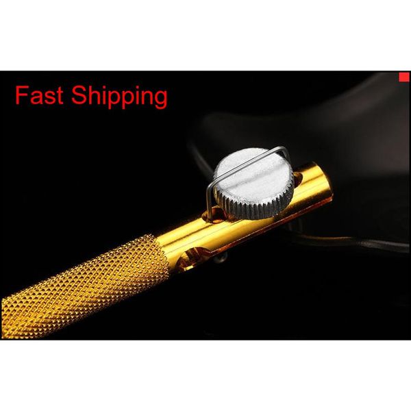 

practical design aluminum alloy hook tier tool metal double headed needle knots gold color fishing line knotter for outd qylwcl yh_pack