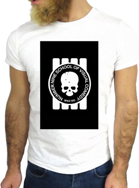 

2018 brand tees casual print harajuku short sleeve number nine school visual comedy skull nerd sport hooded sweatshirt hoodie t shirt