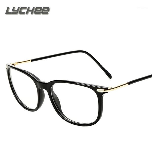 

wholesale- lychee spectacles frame eyewear for women men brand 2016 clear optical computer reading glasses frames oculos1, Silver
