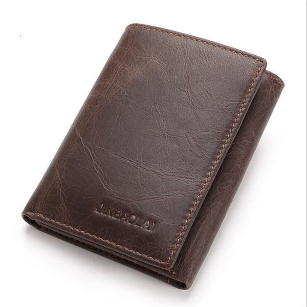 

vintage men wallet pu leather short wallets multifunctional male purse coin pocket p card holder, Red;black