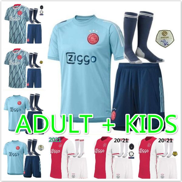 

ajax amsterdam fc soccer jersey 2020 2021 promes alvarez tadic neres ziyech van beek men + kids football shirt uniforms maillot away, Black;yellow