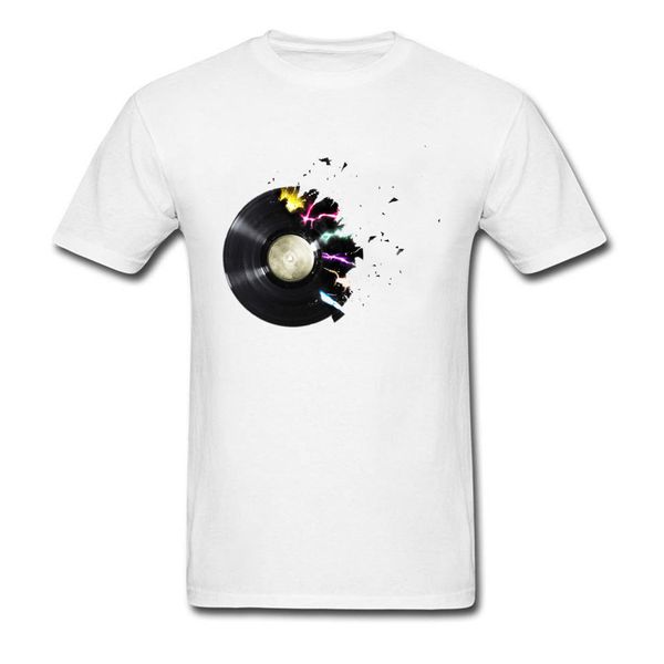 

dj trendy 2018 men white t shirt broken vintage record print short sleeve tee shirt plus size coupons sport hooded sweatshirt hoodie