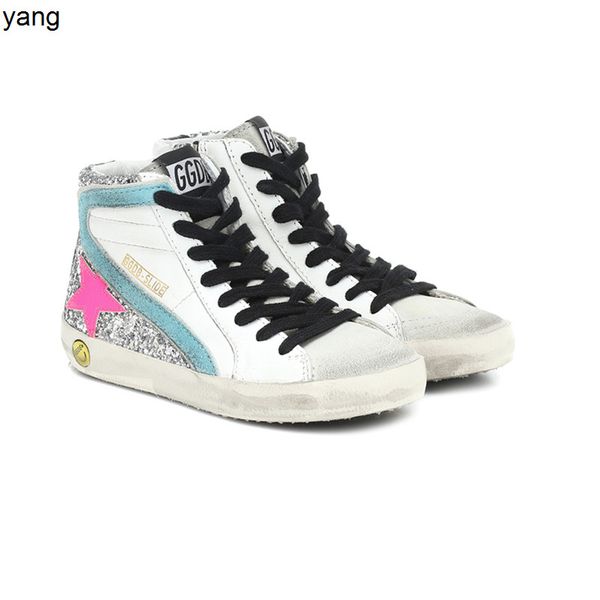 

autumn winter new layer cow leather stitching sequin old small dirty parents and children's shoes casual