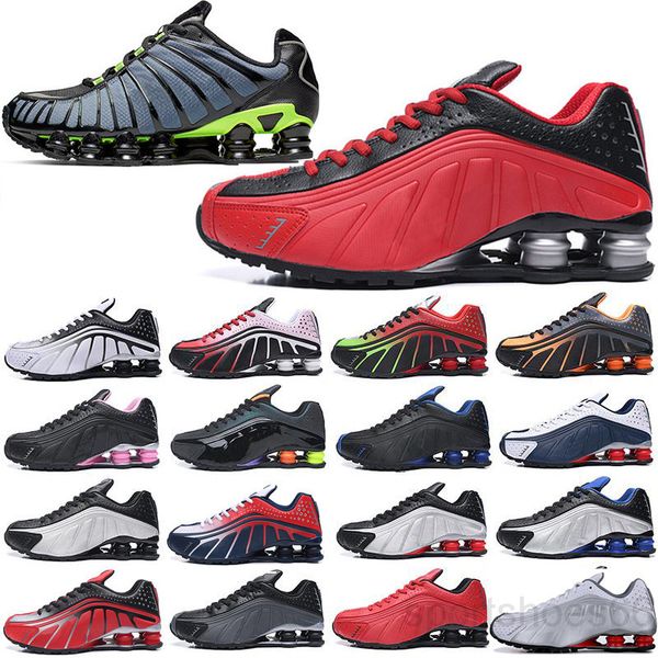 

2020 new r4 tl tn oz casual shoes men athletic triple black white metallic silver outdoor men trainers sneakers chaussures 40-46 cu9w