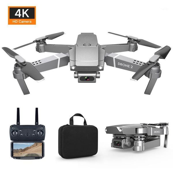 

e68 rc drone 4k hd camera wifi fpv quadrocopter foldable helicopter quadcopter mini uav vs e58 sg901 e520 dron toy gift1