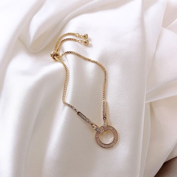 

e6bx9 adjusta minority design diamond ring women's korean braceletpersonality ins student bracelet braceletnational version chaoren net, Golden;silver