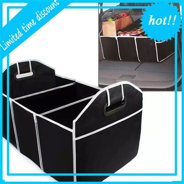 

foldable car boxs bins trunk organizer toys food stuff storage container bags auto interior accessories case can ship hh7-472