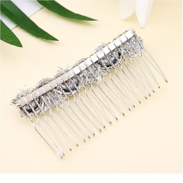 

fashion women lady lace comb flower hair pin clip hairpin wedding party decor fashi jllxwb, Silver