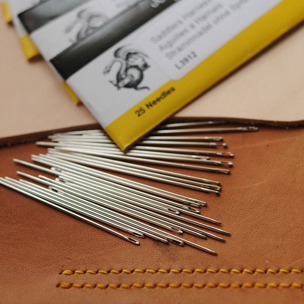 

hand britain john james round needle diy leatherwear tool leather crafts q1106