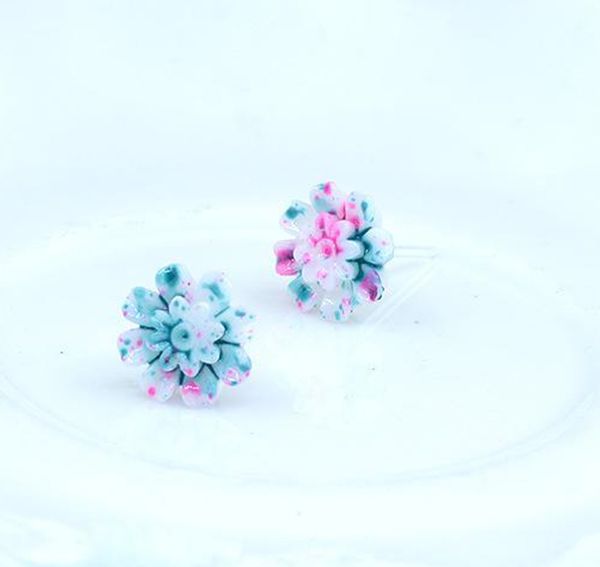 

earrings for women wholesale daisy flower stud earrings, Golden;silver