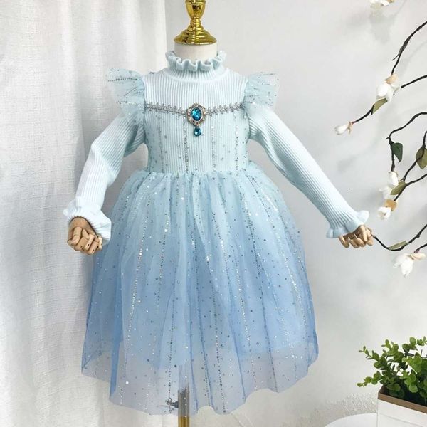 

and autumn aisha mh stitching girls' woolen drs shiny princs children's winter skirt, Red;yellow