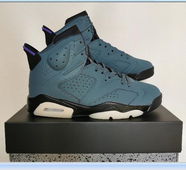 

2020 6s new arrival high ocean blue leather men outdoor shoes size 40-47