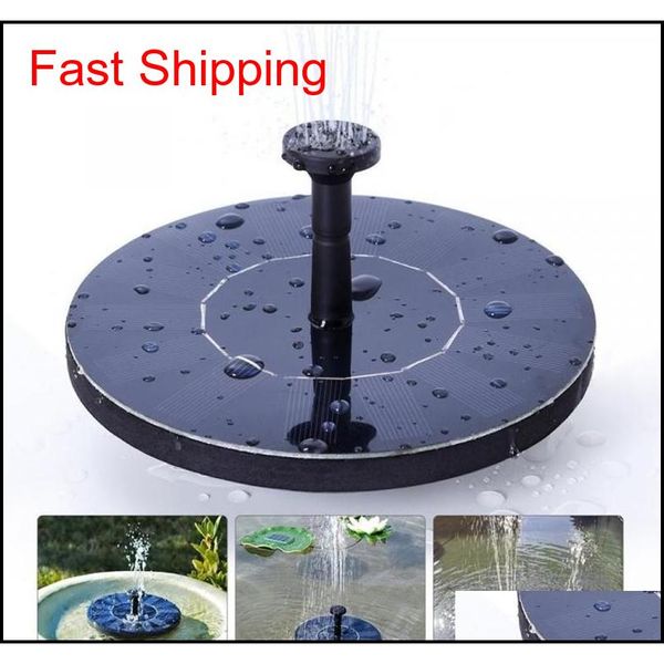 

mini solar powered fountain garden pool pond solar panel floating fountain garden decoration water fountain drop qylilc yh_pack