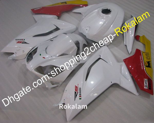 

fairing kit for aprilia rs125 2006 2011 rs125 rs 125 06 07 08 09 10 11 abs material white red motorbike fairings (injection molding)