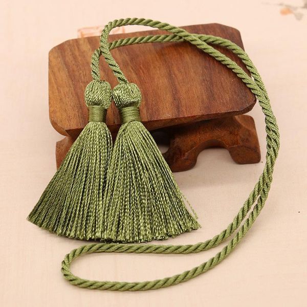 

3 15pcs 54cm long rope double end silk tassel fringe diy craft garment sewing accessories decor fringe trim curtain tassels h wmtkgc