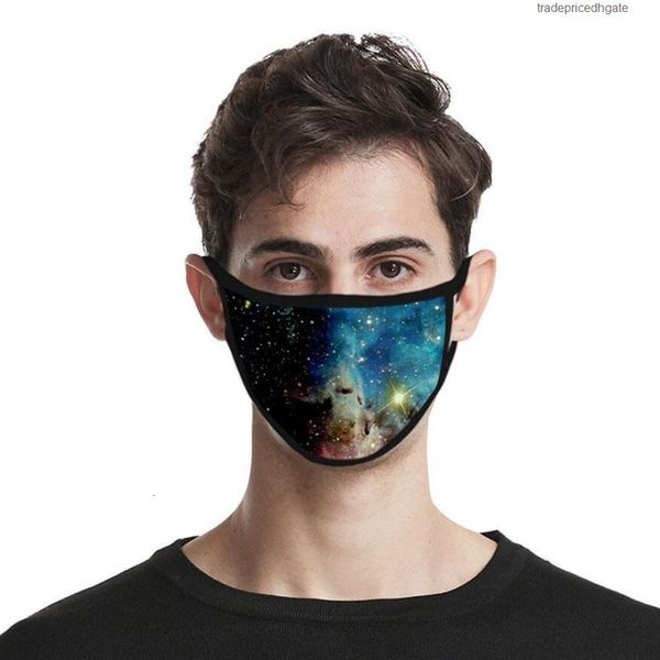 

factory1rcjice 3d mask protective starry silk sky cotton print anti dust pm2.5 breathable mouth designer face masks in stock 10