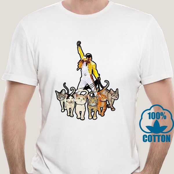 

2456a freddie mercury queen and cat lovers t shirt sport hooded sweatshirt hoodie