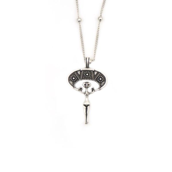

chains wicca pendant necklace for women jewelry, Silver
