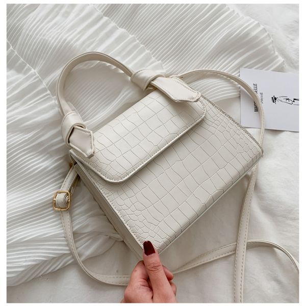 

women 2020 summer new fashion fashion stone pattern bagsmall bag square bagportable small square bag foreign style versatile single shoulde