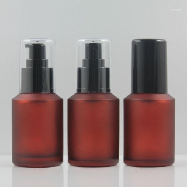 

storage bottles & jars 2 oz liquid bottle mist spray glass travel tool, 60ml lotion with pump wholesale1