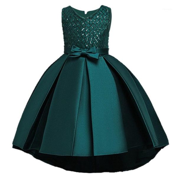 

girl's dresses children evening party dress kids for girls wedding costume princess 4 5 6 7 8 9 10 11 12 year1, Red;yellow