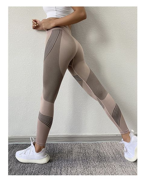 

2019 high hip lifting tights slim waist yoga pants breathable quick drying capris, Black