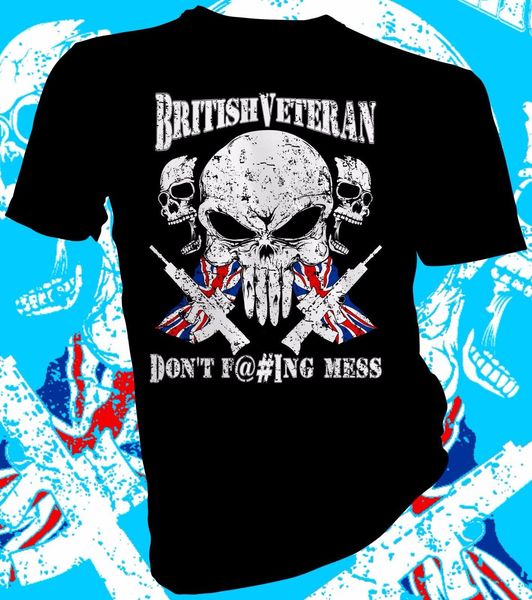 

brand fashion british veteran don't mess, military & female print tees short sleeve sport hooded sweatshirt hoodie men t shirt