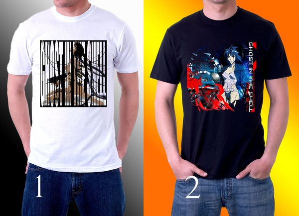 

print mens summer ghost in the shell stand alone complex t-shirt tee shirt sport hooded sweatshirt hoodie