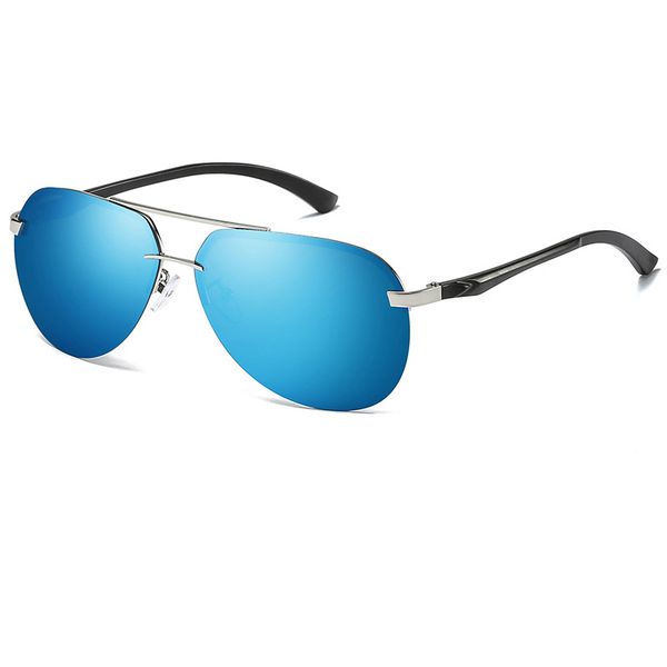 

big size mens sunglasses fashion polarized driving sun glasses for man, White;black
