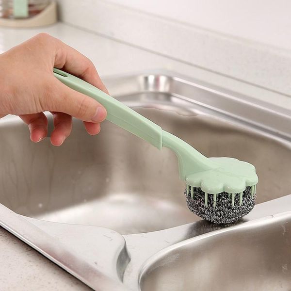 

multifunction kitchen window cleaner brush long handle dish washing brush plate brush pot cleaning tools cocina accessories h jllrhv
