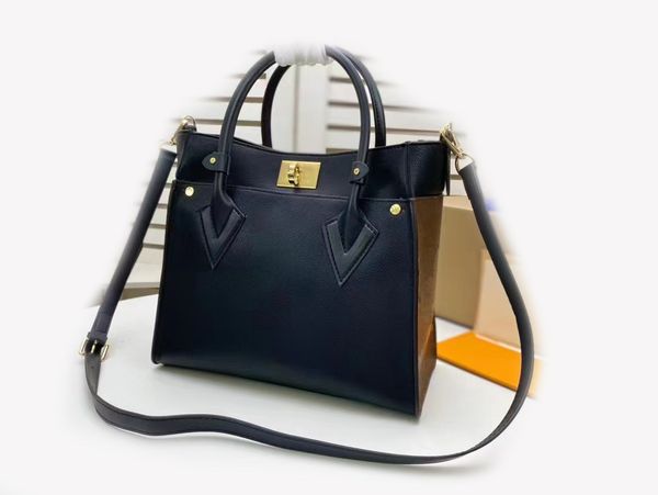 

classic fashion luxurys designers totes purses on my side tote handbags women shopping bag shoulder bags crossbodys ship