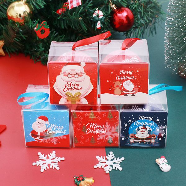 Ciondolo per albero di Natale Ornamento di Natale Palla di Natale Scatola di caramelle per bambini creativi Regalo per l'asilo T3I51320