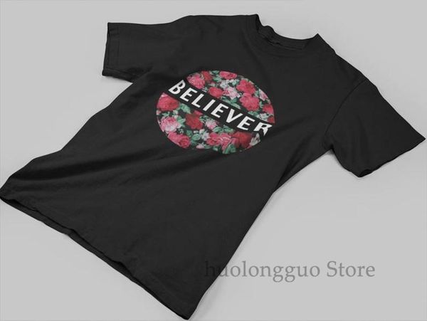 

believer retro roses slogan aesthetics men's trendy printed t shirt tee men t shirt women tee sport hooded sweatshirt hoodie