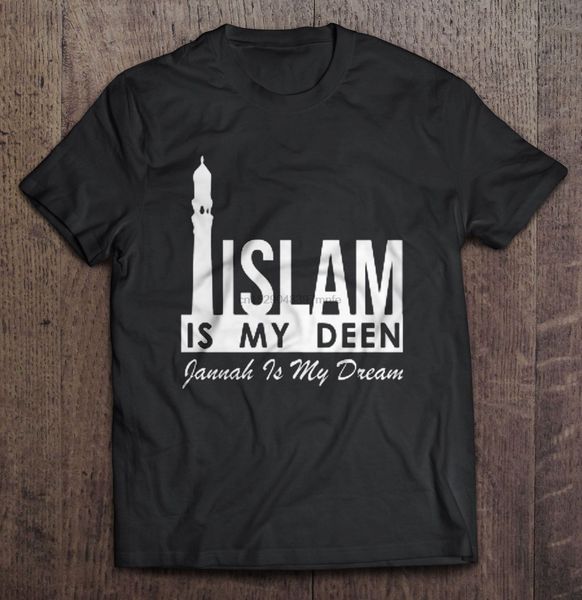 

men t shirt islam is my deen jannah is my dream women t-shirt sport hooded sweatshirt hoodie