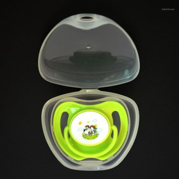 

portable baby nipple box boy girl infant pacifier cradle case holder soother boxs