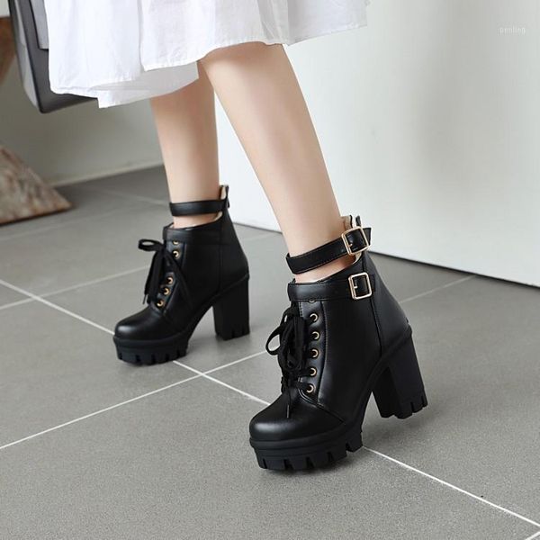 

lady boots round toe women's rubber shoes rain platform winter footwear luxury designer high heel low mid-calf white1, Black