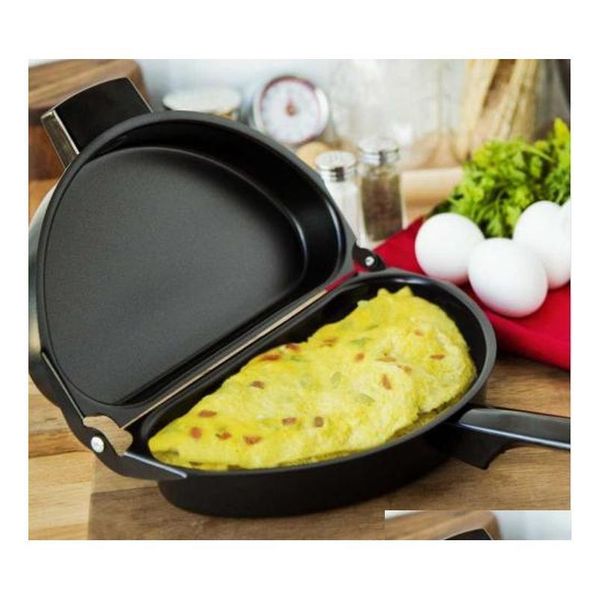 

nonstick omelet egg pan poacher cookware stove -family kitchen tool use egg frying pancake kitchen pan bug2r