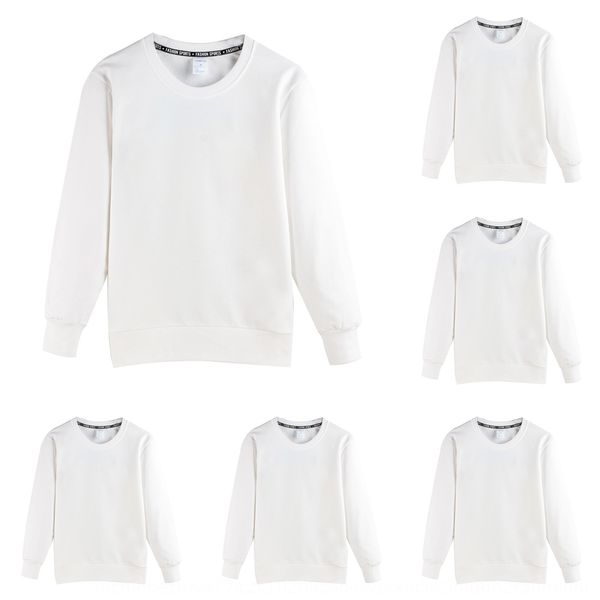 

8-color optional men's round neck pullover sweater pullover solid color spring and autumn men's long sleeve loose sweater tthj7, Black