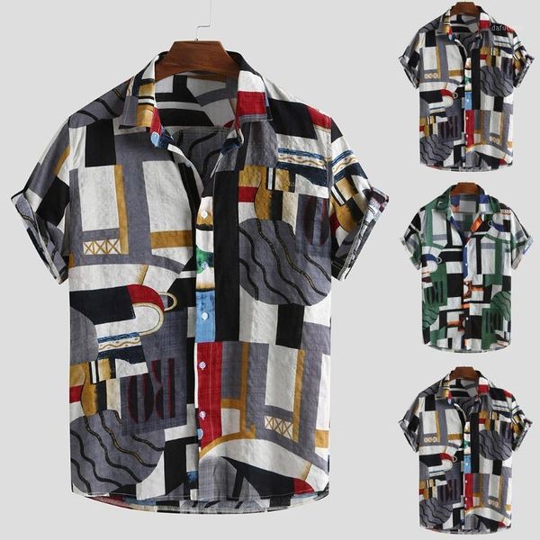 

summer pure cotton mens hawaiian shirt loose printed short sleeve big us size hawaii flower men beach floral shirts1, White;black