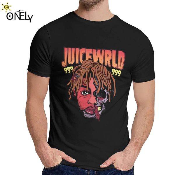 

soft rapper juice wrld short sleeve man's hip hop quality classic round neck t shirt sport hooded sweatshirt hoodie