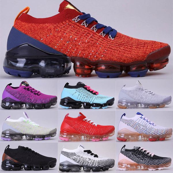

new mens fk 3.0 knit running shoes triple black white red purple sneakers women outdoor air sport trainers designer shoes 36-45