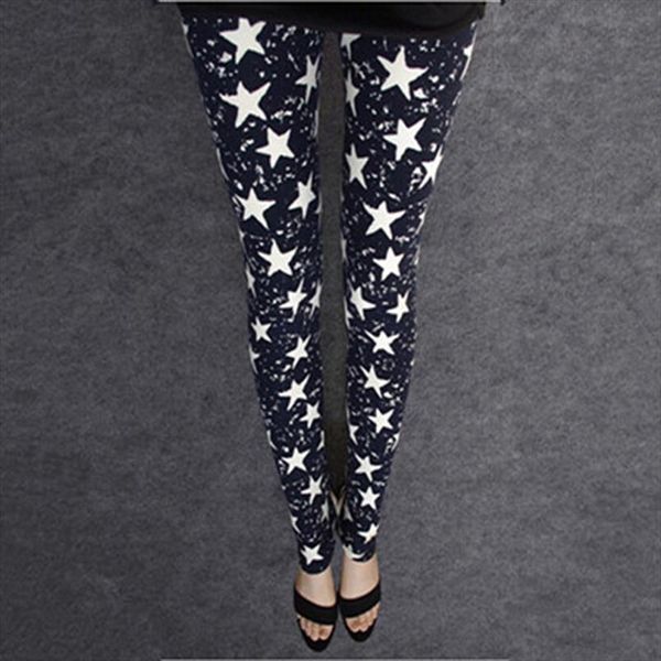 

мода цветы печати женские поножи цветочные леггинсы для женщин женский голеностопного длина карандаша легинсы дамы stretch тощий legins, Black