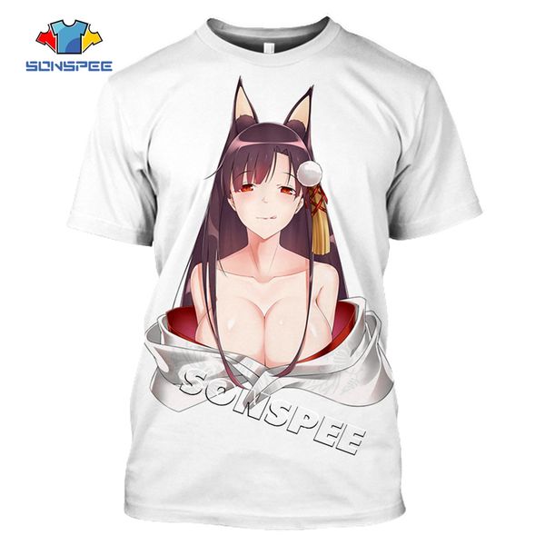 

anime girl men summer homme pullover 3d print shirts hentai anime graphic men clothing
