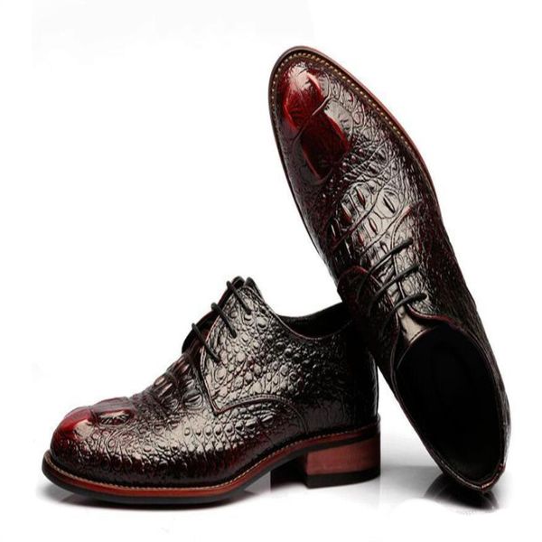 

new 2019 leather men men mens elegant qualit fashion designer luxury shoes leather shoes for dress solit, Black